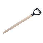 Neilsen Long Solid Wooden Shovel Spade Fork Shaft with Plastic Handle D Type